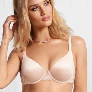 M&S Smoothlines T-Shirt Underwire Tan Bra 32B